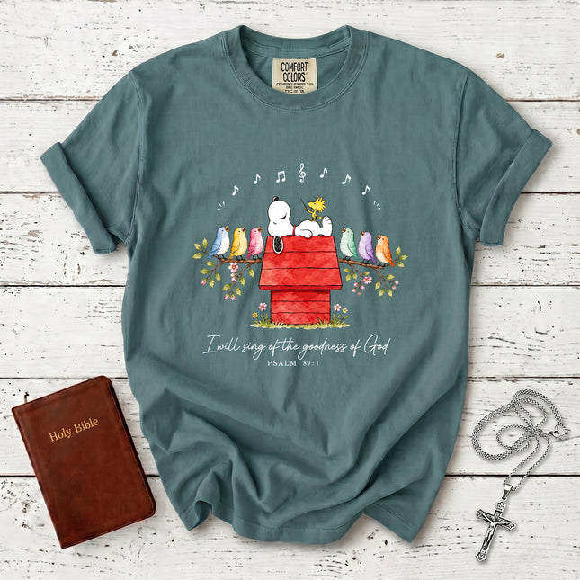 Comfort Colors Christian Psalm 89 1 Goodness of God Worship T-Shirt