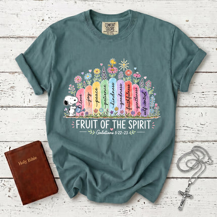 Comfort Colors Fruit of the Spirit Galatians 5:22 Garden Faith T-Shirt