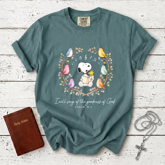 Comfort Colors Christian Psalm 89 1 Goodness of God Worship T-Shirt