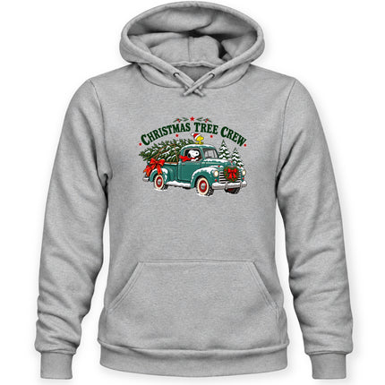 Christmas Tree Crew Vintage Pickup Truck Hoodie