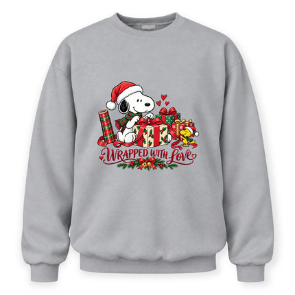 Wrapped With Love Christmas Gift Wrapping Sweatshirt