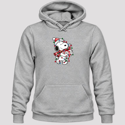 Christmas Lights Wrapped Gift Cozy Christmas Hoodie