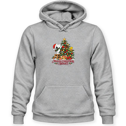 Making Christmas Bright Festive Tree Decorating Hoodie