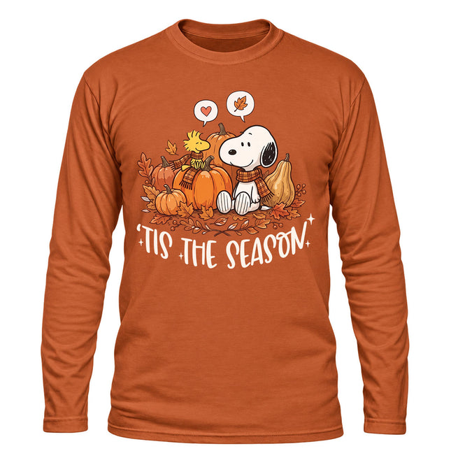 Tis The Season Fall Pumpkin Autumn Long Sleeve T-Shirt