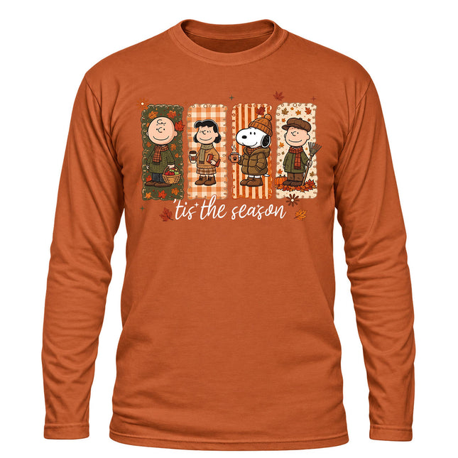 Tis The Season Fall Harvest Cozy Autumn Long Sleeve T-Shirt