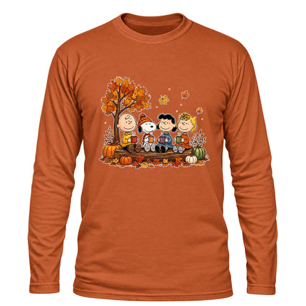 Cozy Fall Coffee Pumpkin Autumn Long Sleeve T-Shirt