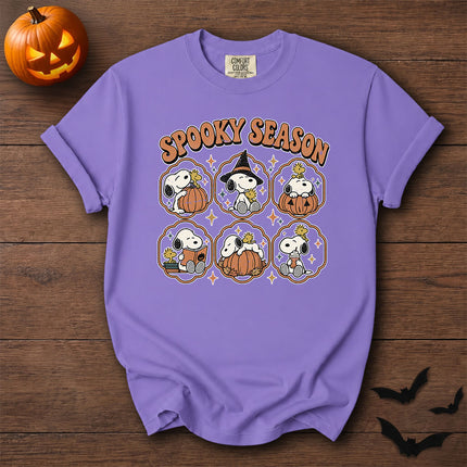 Comfort Colors Spooky Season Pumpkin Halloween Graphic T-Shirt