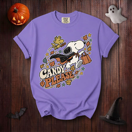 Comfort Colors Candy Please Halloween Graphic T-Shirt
