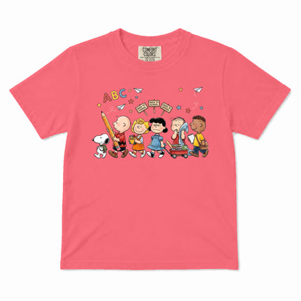 Comfort Colors Back To School First Day Classroom Friends Kid T-Shirt
