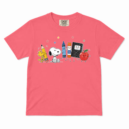 Comfort Colors Back To School Cute School Supplies Kid T-Shirt