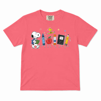 Comfort Colors Back To School Cute School Supplies Kid T-Shirt