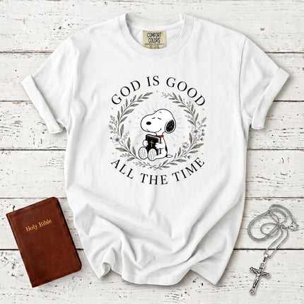 Comfort Colors God Is Good All The Time Christian Bible Faith Gift T-Shirt