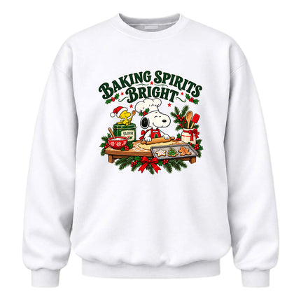 Baking Spirits Bright Christmas Cookie Baking Sweatshirt