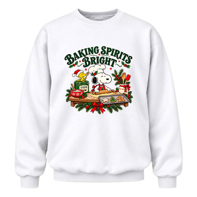 Baking Spirits Bright Christmas Cookie Baking Sweatshirt