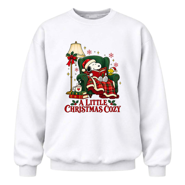 A Little Christmas Cozy Reading Nook Sweatshirt
