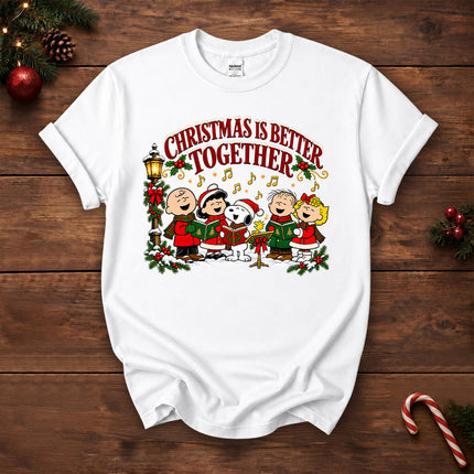 Christmas Is Better Together Caroling Holiday T-Shirt