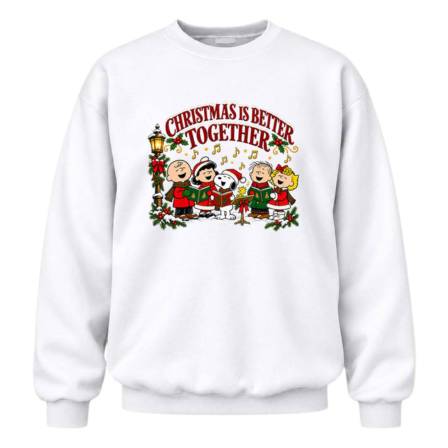 Christmas Is Better Together Caroling Holiday Sweatshirt