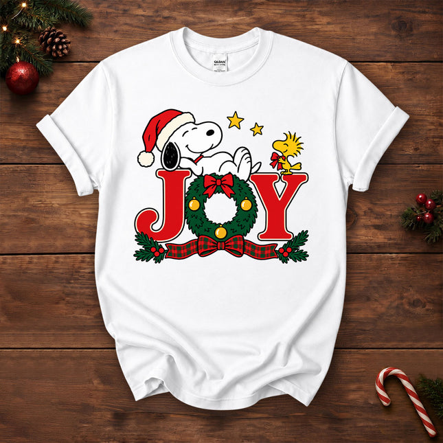 Christmas Joy Wreath Holiday Cheer T-Shirt