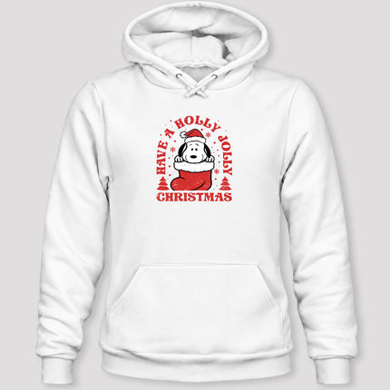 Have A Holly Jolly Christmas Retro Stocking Hoodie