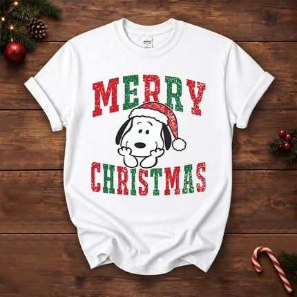 Merry Christmas Vintage Distressed Holiday T-Shirt