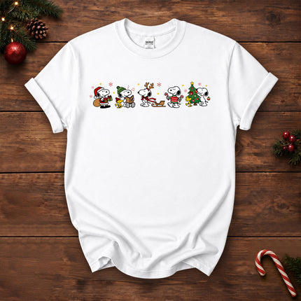 Christmas Holiday Friends Carols Tree Gifts T-Shirt