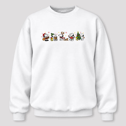 Christmas Holiday Friends Gifts Carols Sleigh Tree Sweatshirt