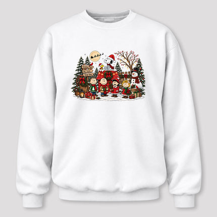 Christmas Tree Farm Hot Cocoa Winter Village Sweatshirt