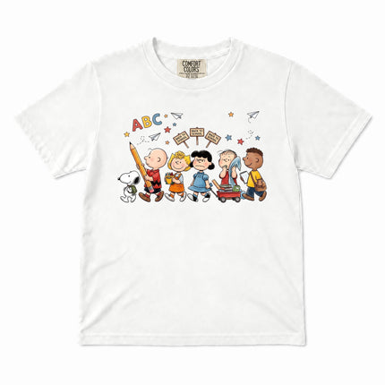 Comfort Colors Back To School First Day Classroom Friends Kid T-Shirt