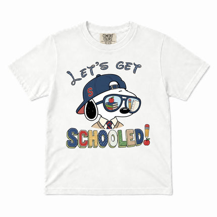 Comfort Colors Back To School Let's Get Schooled First Day Kid T-Shirt