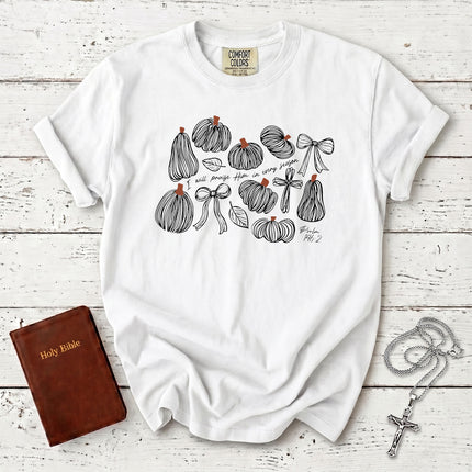 Comfort Colors Psalm 146 Praise Him in Every Season Thanksgiving T-Shirt