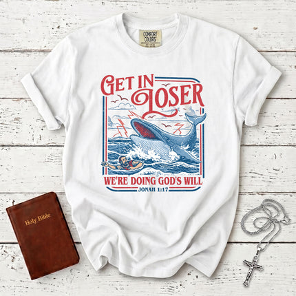 Comfort Colors Funny Christian Gods Will Bible Verse T-Shirt