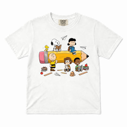 Comfort Colors Back To School Kid Pencil Classroom Kid T-Shirt