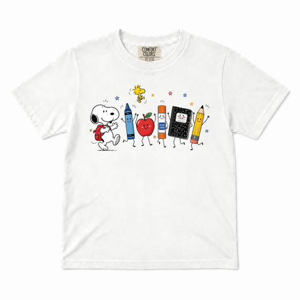 Comfort Colors Back To School Cute School Supplies Kid T-Shirt