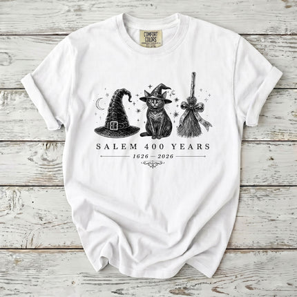 Comfort Colors Salem Witch 400th Anniversary Halloween T-Shirt