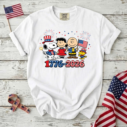 Comfort Colors 1776-2026 Patriotic Squad Fireworks T-Shirt