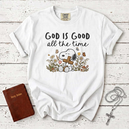 Comfort Colors God Is Good All The Time Cross T-Shirt