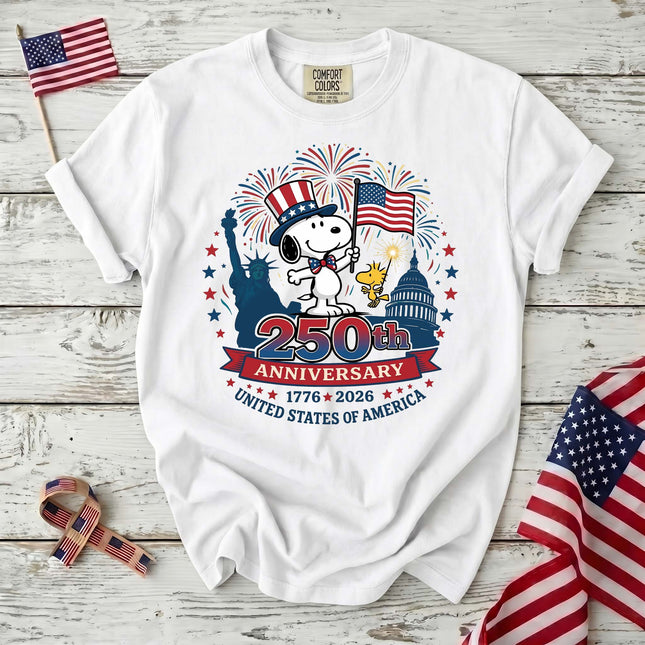 Comfort Colors 250th Anniversary Patriotic T-Shirt