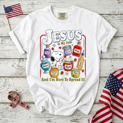 Comfort Colors Jesus Is My Jam Here to Spread It Christian T-Shirt