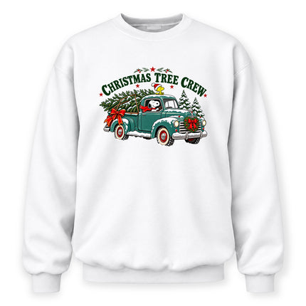 Christmas Tree Crew Vintage Pickup Truck Sweatshirt