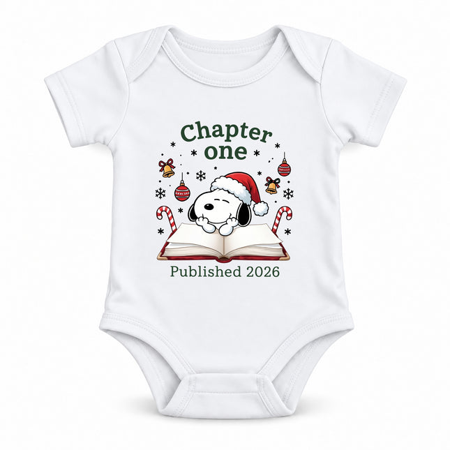 Chapter One Published 2026 Christmas Newborn Outfit Baby Bodysuit