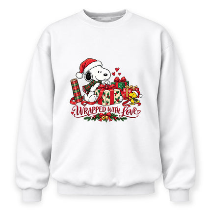 Wrapped With Love Christmas Gift Wrapping Sweatshirt