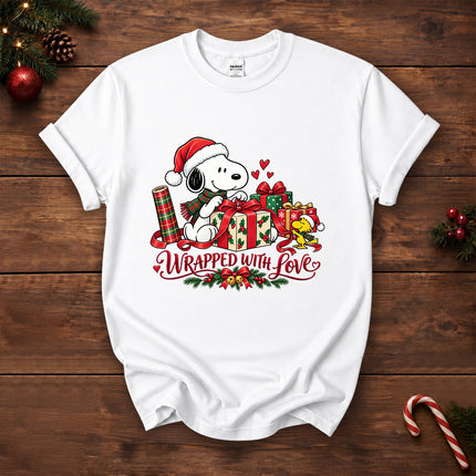 Wrapped With Love Christmas Gift Wrapping T-Shirt