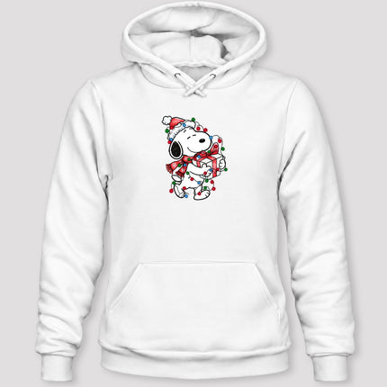 Christmas Lights Wrapped Gift Cozy Christmas Hoodie