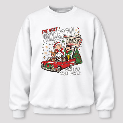 The Most Wonderful Time of the Year Christmas Tree Farm Sweatshirt