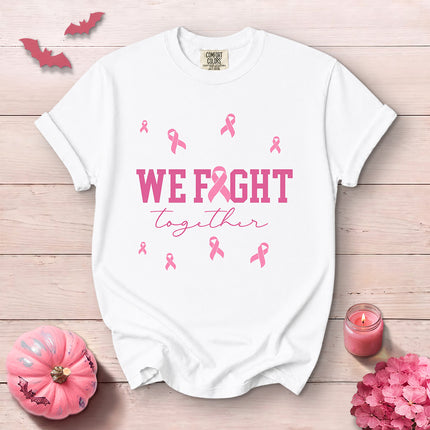 Comfort Colors We Fight Together Breast Cancer Awareness T-Shirt