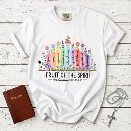 Comfort Colors Fruit of the Spirit Galatians 5:22 Garden Faith T-Shirt