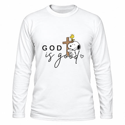 God Is Good Cross Christian Faith Christmas Gift Long Sleeve T-Shirt