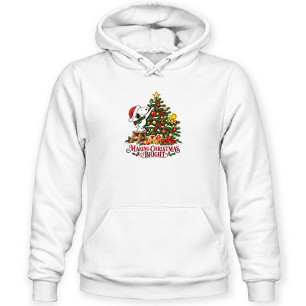 Making Christmas Bright Festive Tree Decorating Hoodie