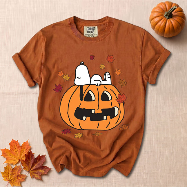 Comfort Colors Fall Pumpkin Jack O Lantern T-Shirt