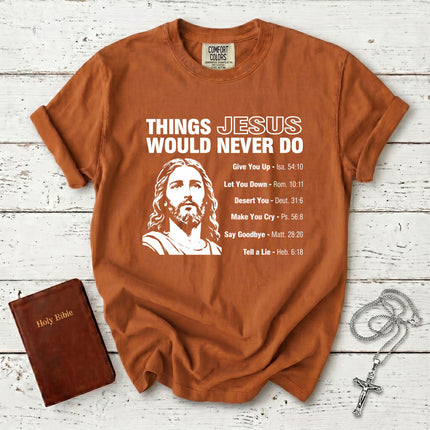 Comfort Colors Christian Bible Verse Promise Faith T-Shirt